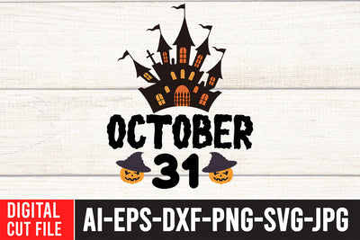 October 31 SVG Cut File SVG BlackCatsMedia 