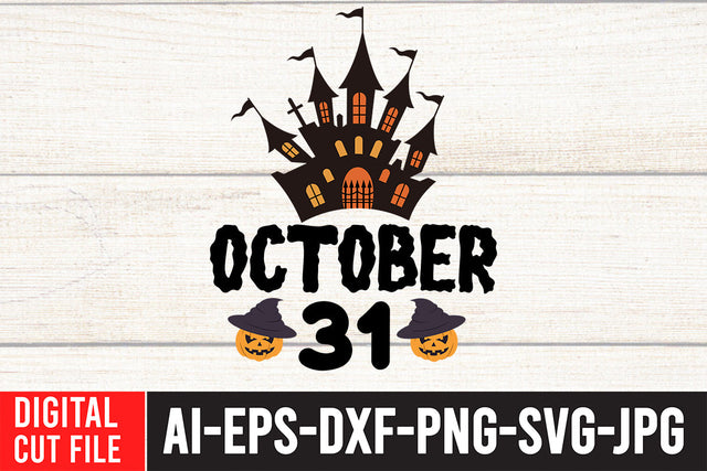October 31 SVG Cut File SVG BlackCatsMedia 