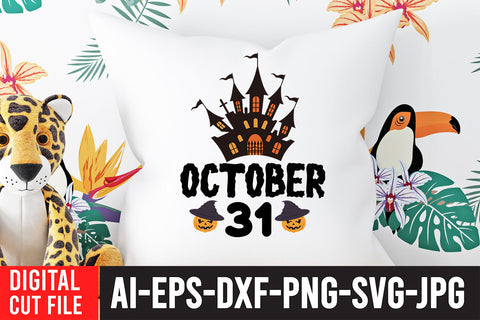October 31 SVG Cut File SVG BlackCatsMedia 