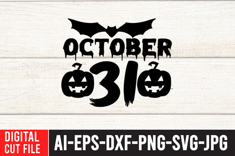 October 31 SVG Design SVG BlackCatsMedia 