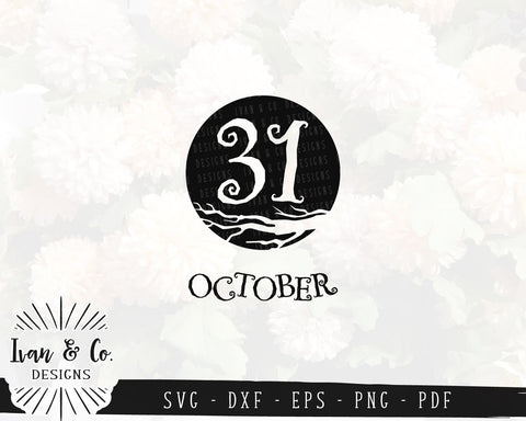 October 31 SVG Files | Halloween SVG | Fall SVG | Dead Tree SVG | Commercial Use | Cricut | Silhouette | Cut Files (1041378757) SVG Ivan & Co. Designs 