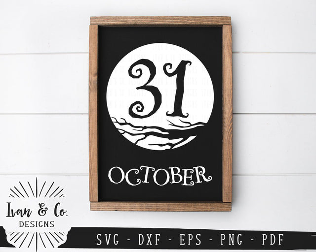 October 31 SVG Files | Halloween SVG | Fall SVG | Dead Tree SVG | Commercial Use | Cricut | Silhouette | Cut Files (1041378757) SVG Ivan & Co. Designs 