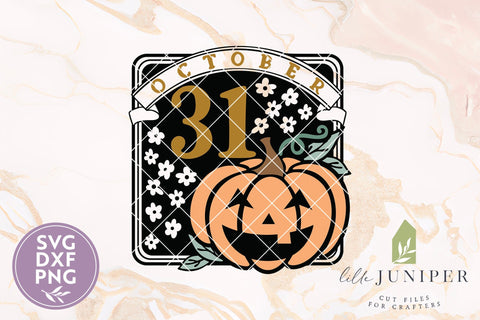 October 31 SVG, Halloween Sign SVG SVG LilleJuniper 