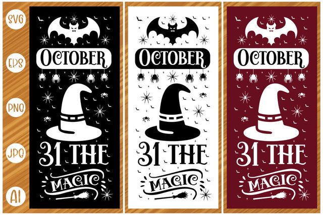 October 31 The Magic sign Svg design SVG designmaster24 