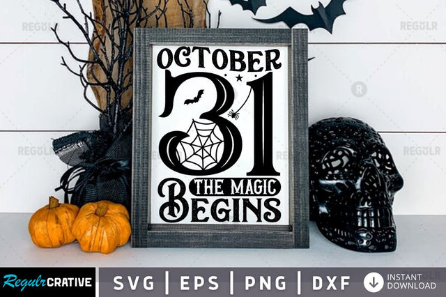October 31 the magic SVG SVG Regulrcrative 