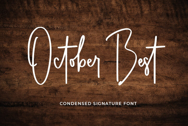 October Best Font Abo Daniel Studio 