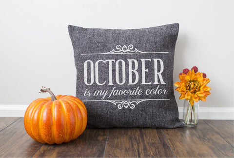October Is My Favorite Color SVG File SVG Board & Batten Design Co 