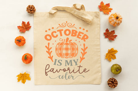 October is my favorite SVG Design SVG Regulrcrative 