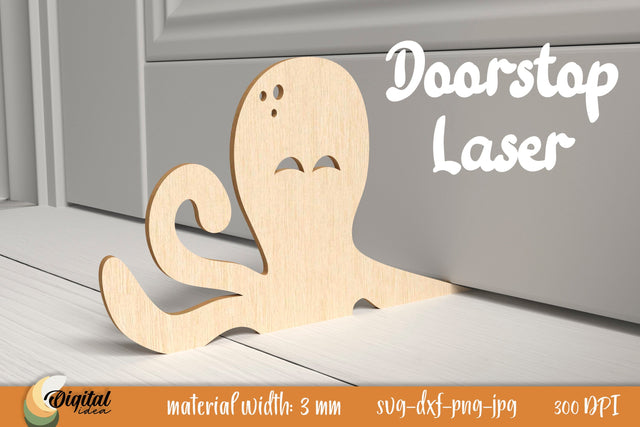 Octopus Laser Cut. Doorstops Laser Cut. Doorstop Home Decor SVG Evgenyia Guschina 