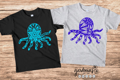 Octopus Mandala SVG SVG Gardenias Art Shop 