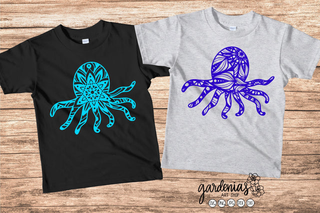 Octopus Mandala SVG SVG Gardenias Art Shop 