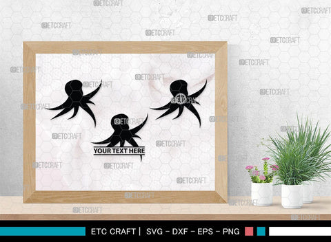 Octopus Monogram, Octopus Silhouette, Octopus SVG, Squid Svg, Kraken Svg, Octopus Tentacles Svg, Sea Animal Svg, SB00296 SVG ETC Craft 