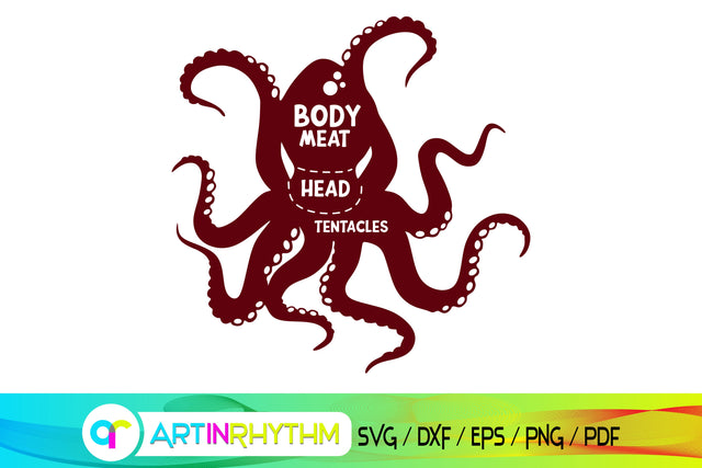 octopus svg, butcher svg SVG Artinrhythm shop 