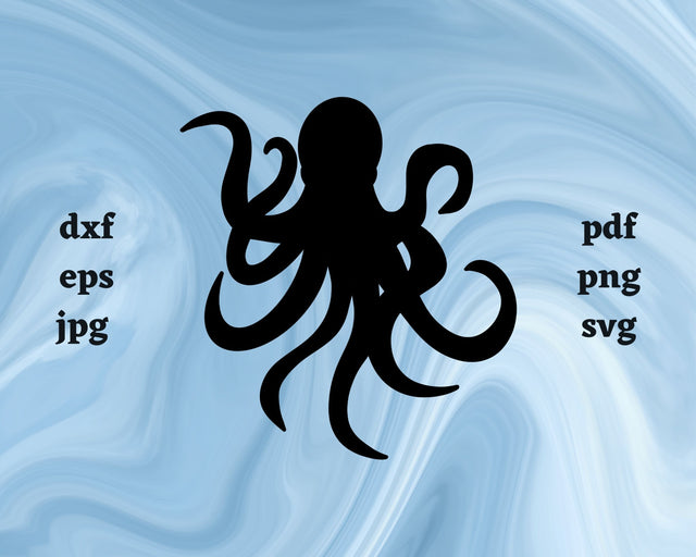 Octopus SVG Cut File SVG Northern Light SVG 