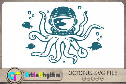 Octopus Svg, Octopus Svg Cut File, Octopus Clipart SVG Artinrhythm shop 