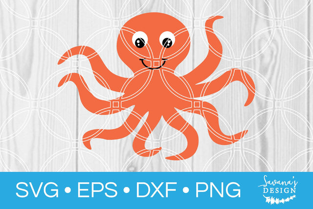 Octopus SVG SavanasDesign 