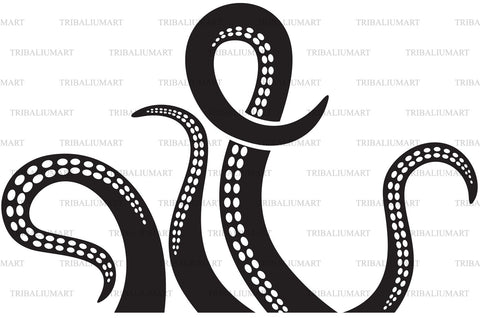 Octopus Tentacles SVG TribaliumArtSF 