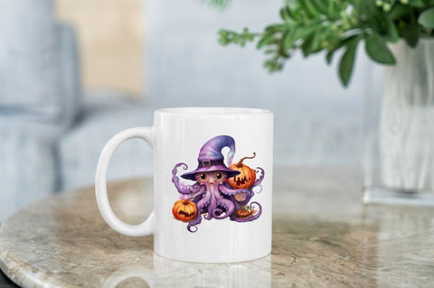 Octopus Witch Sublimation Clipart Bundle Sublimation Regulrcrative 