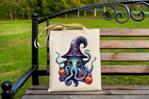 Octopus Witch Sublimation Clipart Bundle Sublimation Regulrcrative 