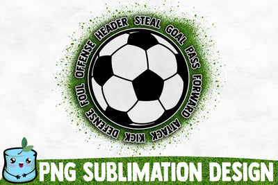 Offense Header Steal Goal Pass Forward Attack Kick Defense Foul Sublimation Design Sublimation MintyMarshmallows 