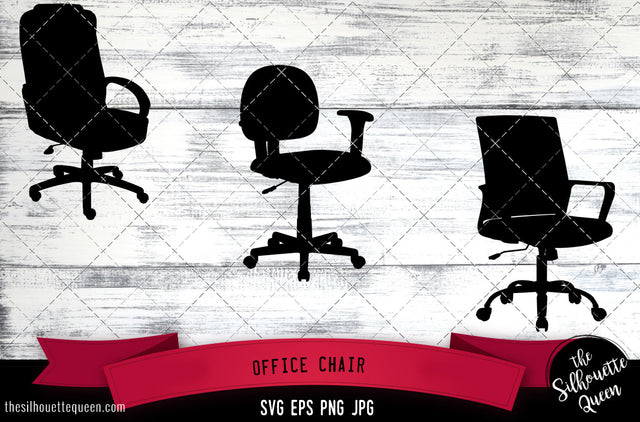 Office Chair Silhouette Vector SVG SVG Loveleen Kaur 