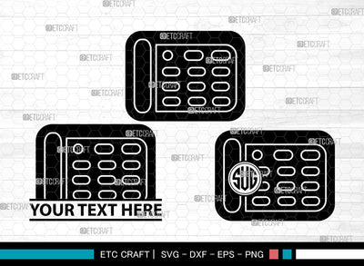 Office Material Icons Monogram, Office Material Svg, Office Scrapbooking Svg, Office Materials, Supplies Equipment, Office Material Monogram, Icon Monogram SVG ETC Craft 