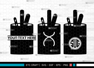 Office Material Icons Monogram, Office Material Svg, Office Scrapbooking Svg, Office Materials, Supplies Equipment, Office Material Monogram, Icon Monogram SVG ETC Craft 