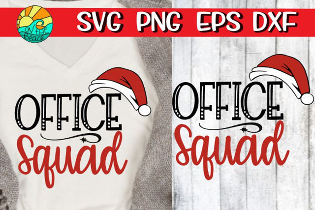 Office Squad - Santa Hat - SVG PNG EPS DXF SVG On the Beach Boutique 