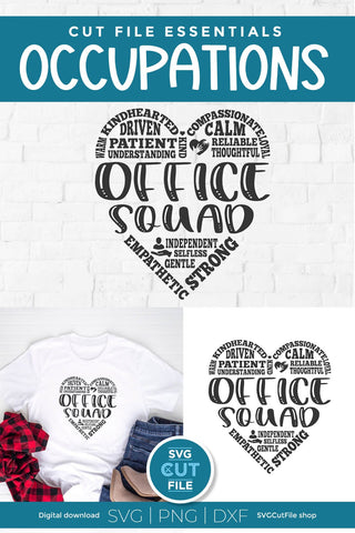 Office Squad svg - an office team staff svg for crafters SVG SVG Cut File 