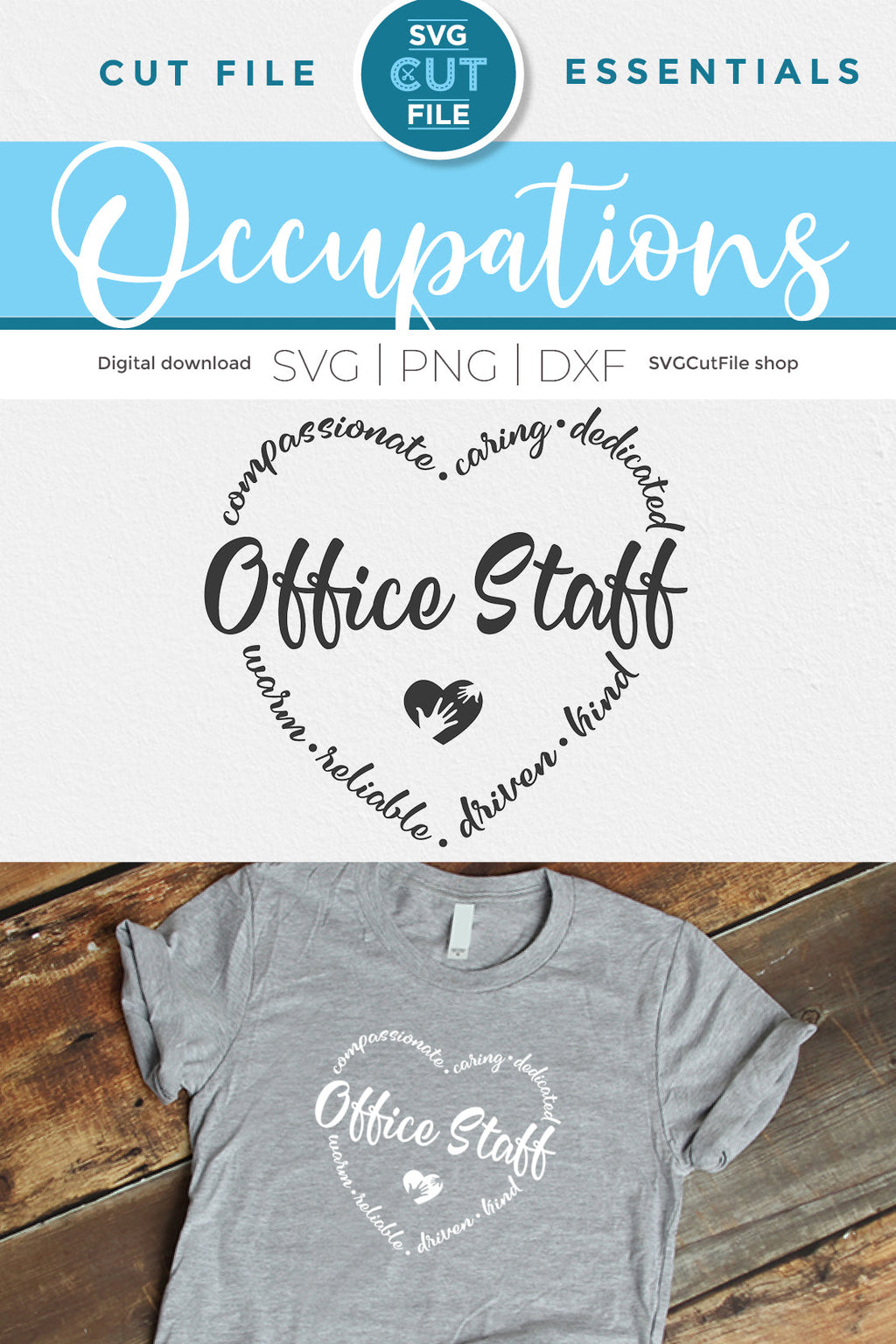 Office Staff svg for Cricut - So Fontsy