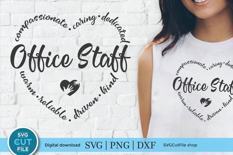 Office Staff svg for Cricut - So Fontsy