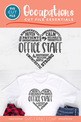 Office Staff SVG Subway Art SVG SVG Cut File 