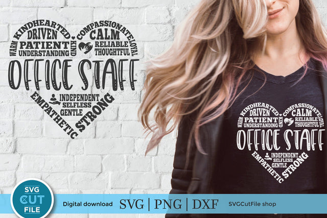 Office Staff SVG Subway Art SVG SVG Cut File 