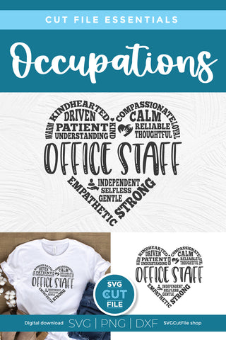 Office Staff SVG Subway Art SVG SVG Cut File 