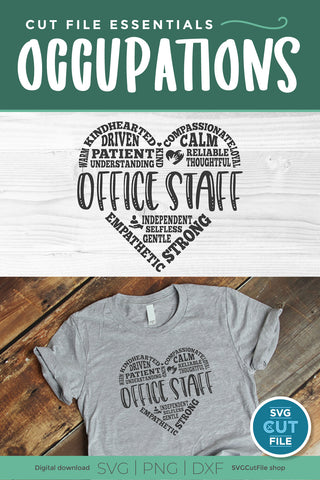 Office Staff SVG Subway Art SVG SVG Cut File 