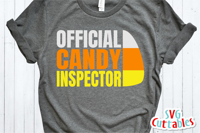 Official Candy Inspector Halloween Cut File SVG Svg Cuttables 