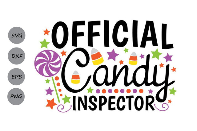 Official Candy Inspector| Halloween SVG Cutting Files SVG CosmosFineArt 