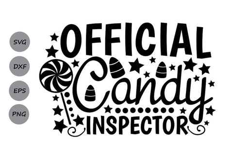 Official Candy Inspector| Halloween SVG Cutting Files SVG CosmosFineArt 