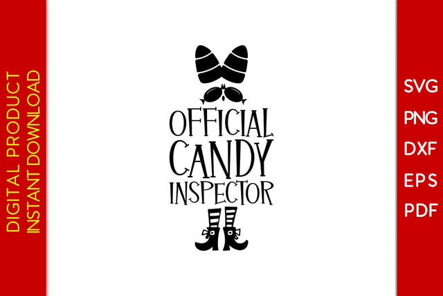 Official Candy Inspector Halloween SVG PNG PDF Cut File SVG Creativedesigntee 
