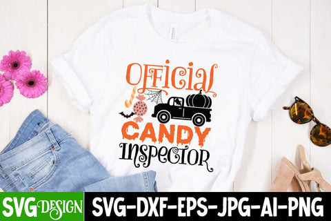 Official Candy Inspector SVG Cut File, Official Candy Inspector SVG Design, Halloween Sublimation PNG, Halloween SVG Bundle,Halloween SVG Quotes,Halloween PNG, Halloween SVG SVG BlackCatsMedia 