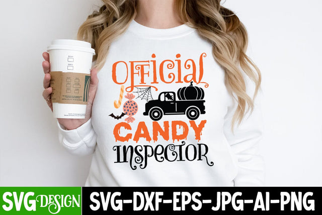 Official Candy Inspector SVG Cut File, Official Candy Inspector SVG Design, Halloween Sublimation PNG, Halloween SVG Bundle,Halloween SVG Quotes,Halloween PNG, Halloween SVG SVG BlackCatsMedia 