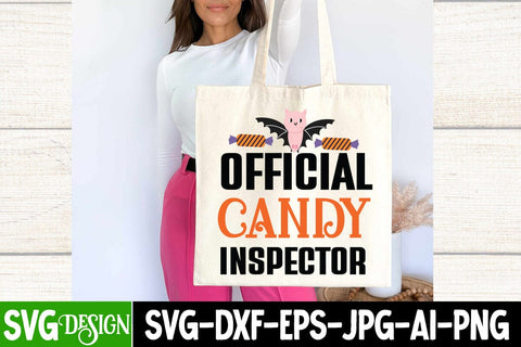 Official Candy Inspector SVG Cut File, Official Candy Inspector SVG Design, Trick or Treat SVG Design, Halloween Sublimation PNG, Halloween SVG Bundle,Halloween SVG Quotes,Halloween PNG, Halloween SVG SVG BlackCatsMedia 