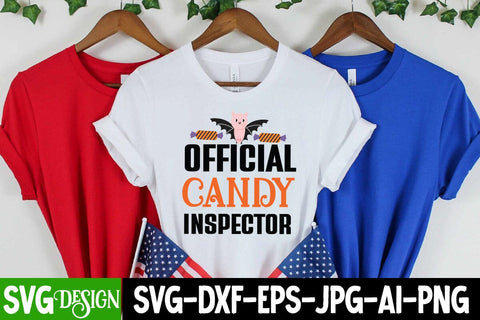 Official Candy Inspector SVG Cut File, Official Candy Inspector SVG Design, Trick or Treat SVG Design, Halloween Sublimation PNG, Halloween SVG Bundle,Halloween SVG Quotes,Halloween PNG, Halloween SVG SVG BlackCatsMedia 