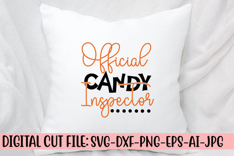 Official Candy Inspector SVG Cut File SVG Syaman 