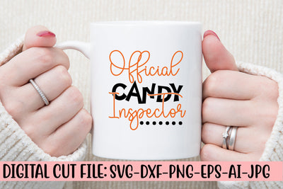 Official Candy Inspector SVG Cut File SVG Syaman 