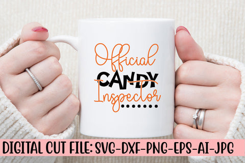 Official Candy Inspector SVG Cut File SVG Syaman 