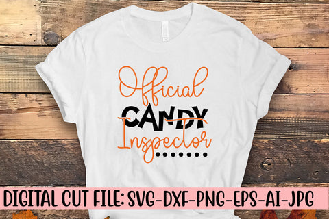 Official Candy Inspector SVG Cut File SVG Syaman 
