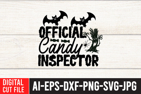 Official Candy Inspector SVG Design SVG BlackCatsMedia 