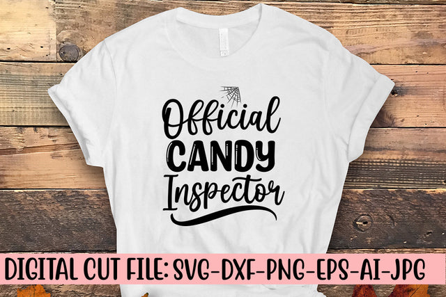 Official Candy Inspector SVG Design SVG Syaman 
