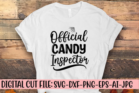 Official Candy Inspector SVG Design SVG Syaman 